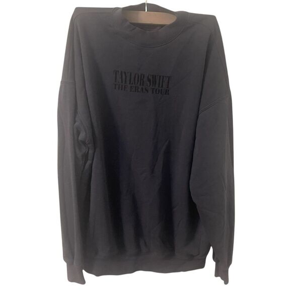 Taylor Swift Eras Tour Blue Crewneck OFFICIAL TOUR MERCH Size XS FIT S M L RARE - Picture 1 of 16